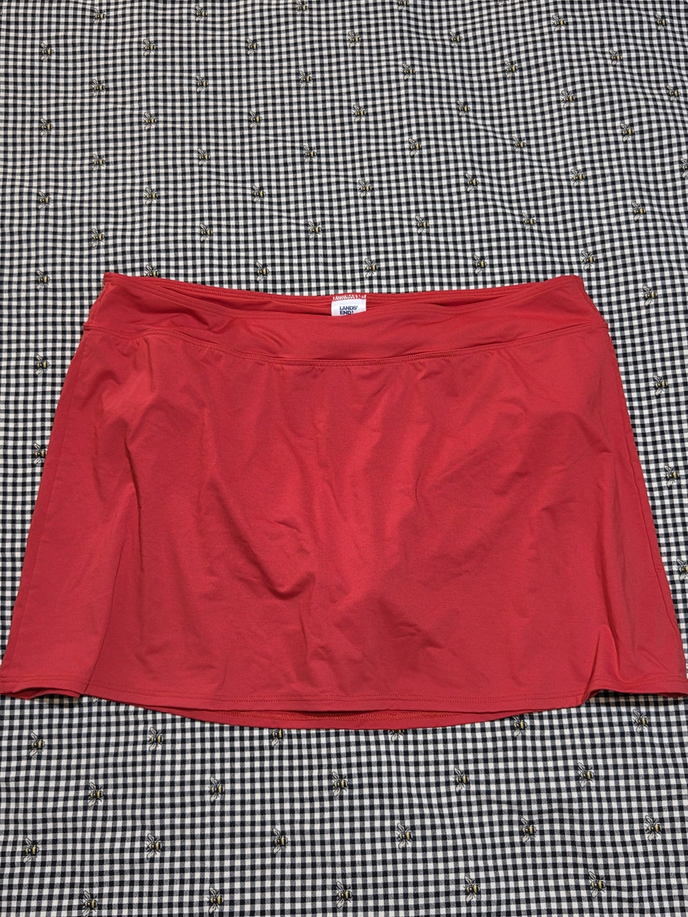 Lands' End Red Swim Skirt